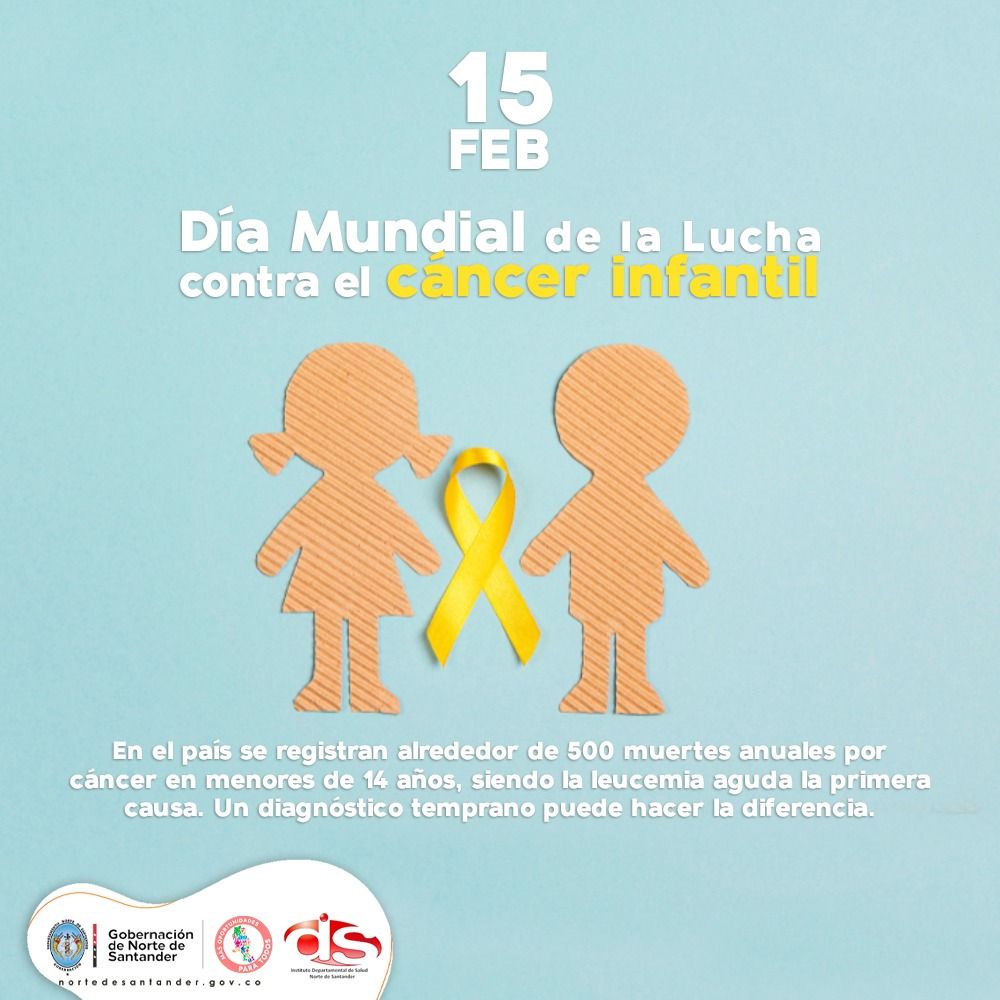 Campaña Día mundial de la lucha contra el cáncer infantil – Instituto  Departamental de Salud