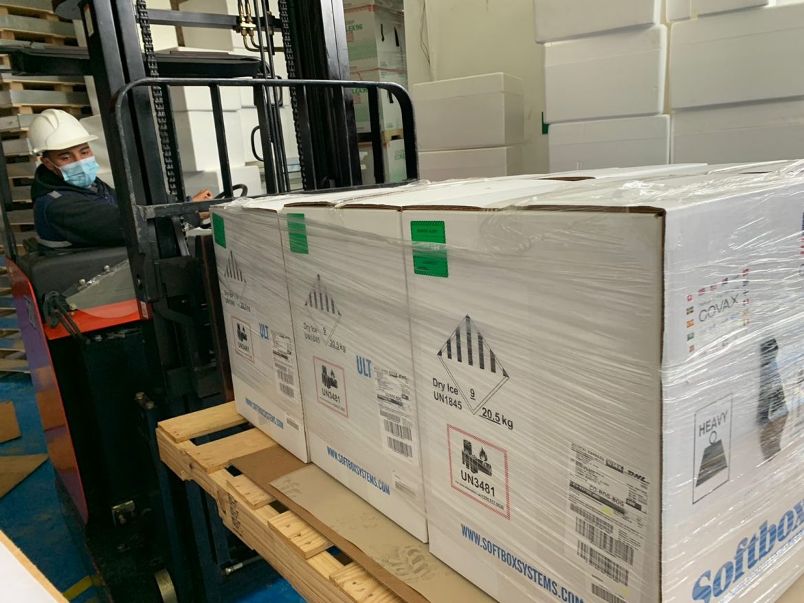 Colombia recibió 127.530 dosis de vacunas de Pfizer