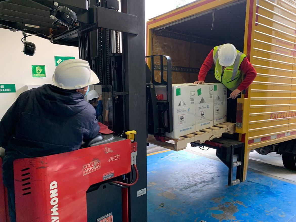Colombia recibió 200.070 dosis de vacunas de Pfizer