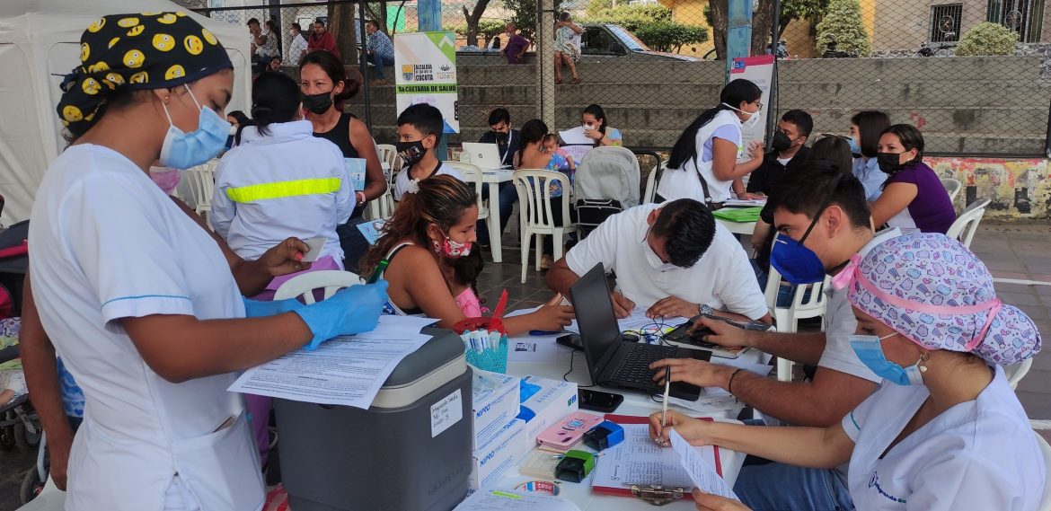 Arrancó la jornada de afiliación al sistema general de salud en el Coliseo del Barrio Gaitán