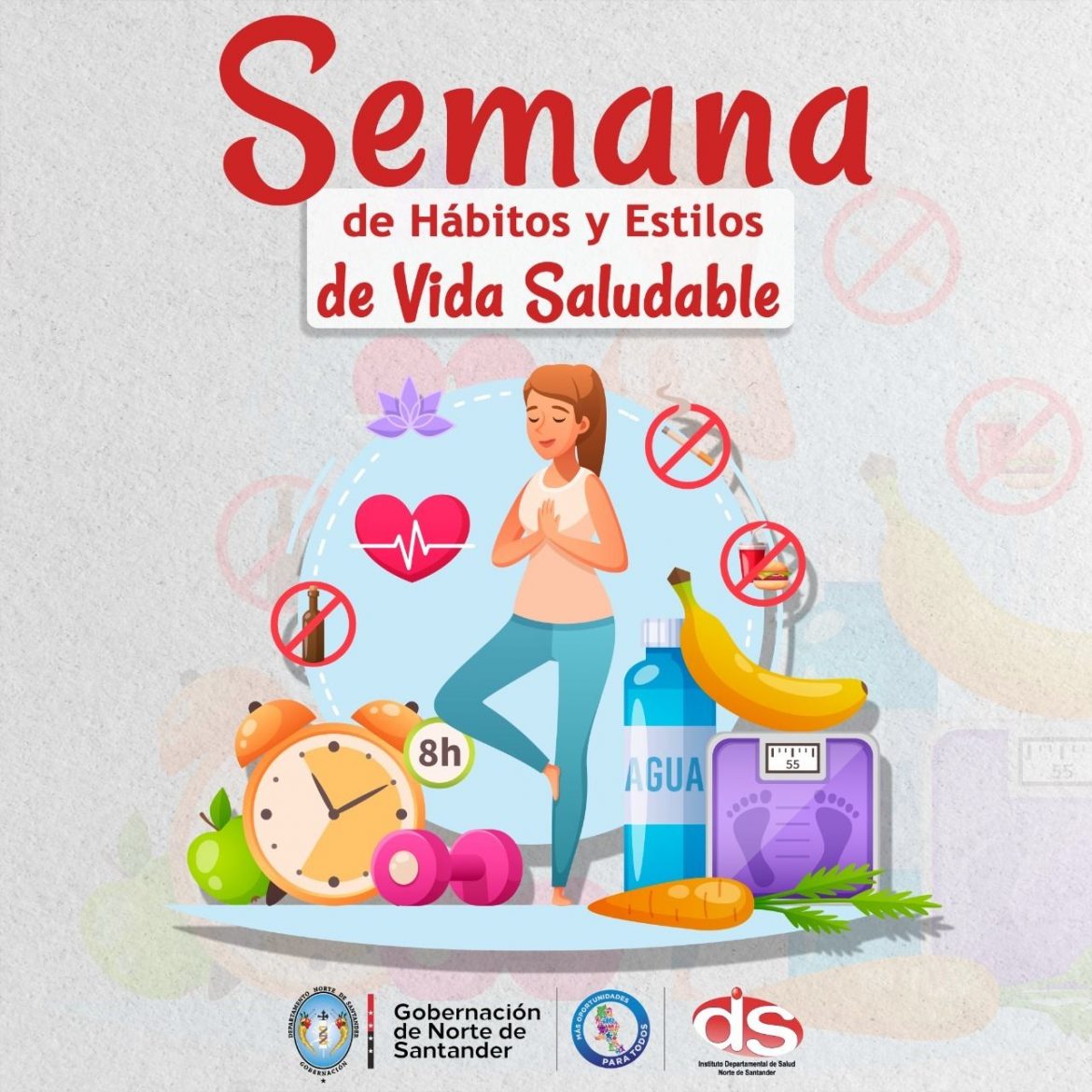 Semana De Hábitos Y Estilos De Vida Saludable Instituto Departamental De Salud 0857