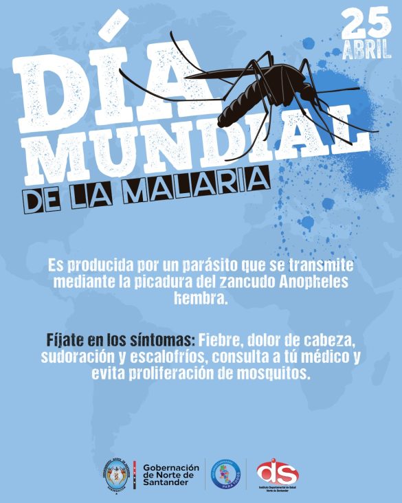 Día Mundial De La MALARIA- 25 De Abril – Instituto Departamental De Salud